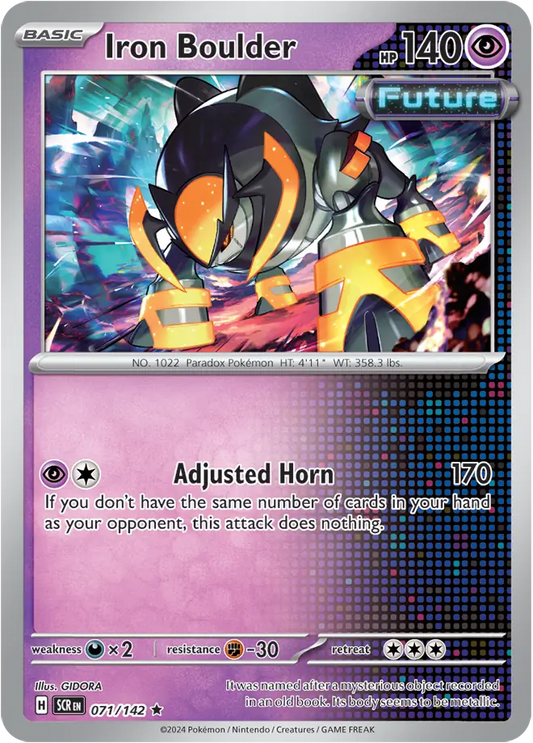 Iron Boulder Holo (071/142) - Stellar Crown