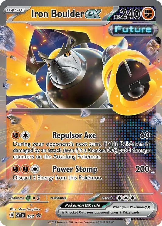 Iron Boulder ex (147) - Scarlet & Violet Promos