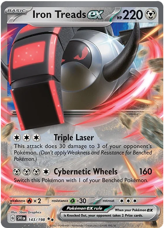 Iron Treads ex (143/198) - Scarlet & Violet