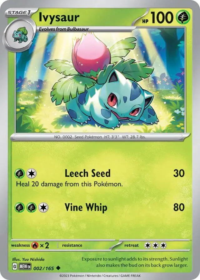 Ivysaur [Reverse Holo] (002/165) - 151