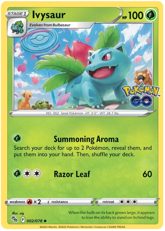 Ivysaur (002/078) - Pokémon Go
