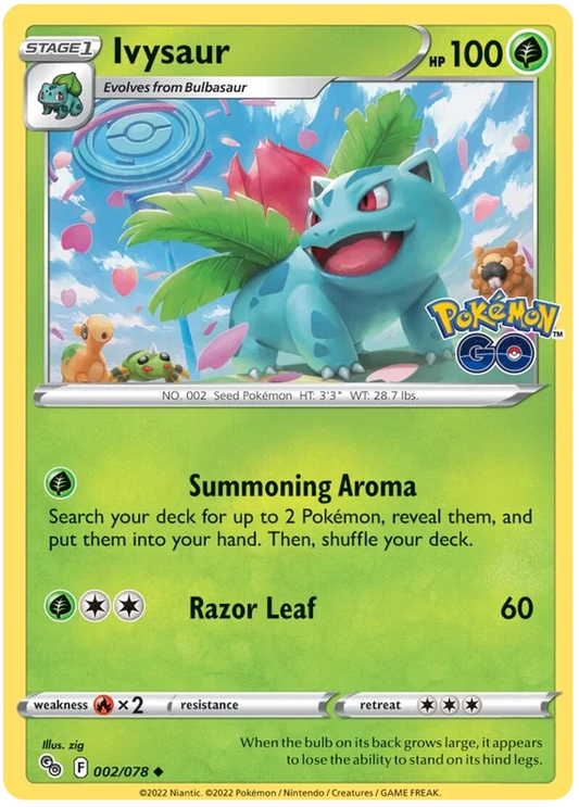 Ivysaur (002/078) - Pokémon Go