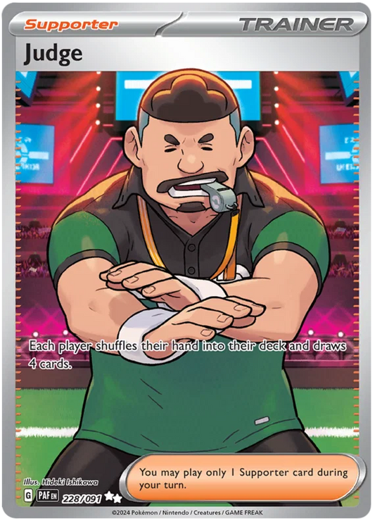 Judge (228/091) Ultra Rare - Paldean Fates