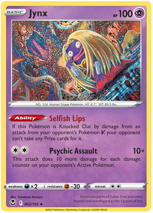 Jynx (062/195) - Silver Tempest