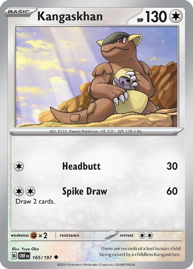 Kangaskhan (165/197) - Obsidian Flames