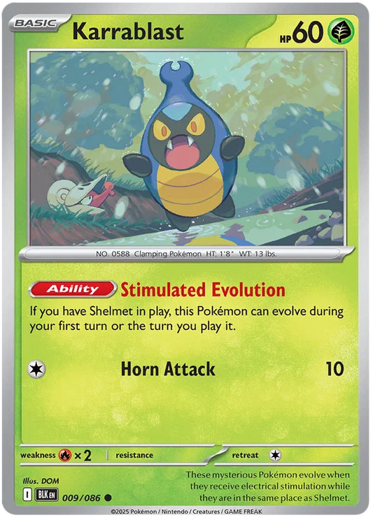 Karrablast [Reverse Holo] (009/086) - Black Bolt