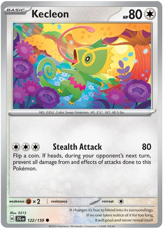 Kecleon [Reverse Holo] (122/159) - Journey Together