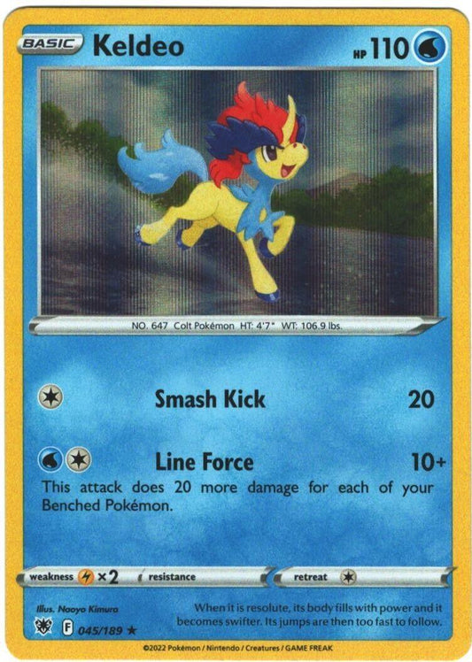 Keldeo Holo (045/189) - Astral Radiance