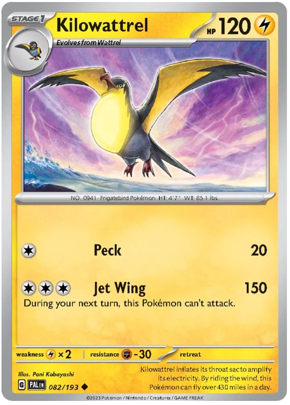 Kilowattrel (082/193) - Paldea Evolved