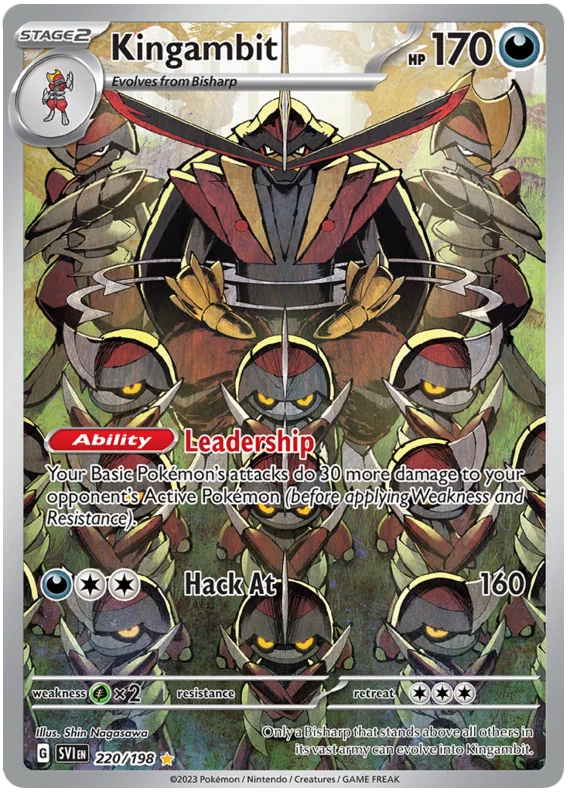 Kingambit (220/198) Illustration Rare - Scarlet & Violet