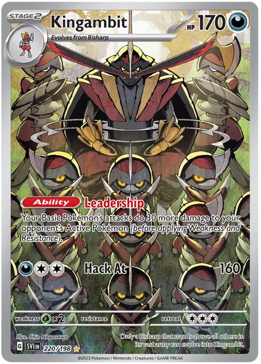 Kingambit (220/198) Illustration Rare - Scarlet & Violet