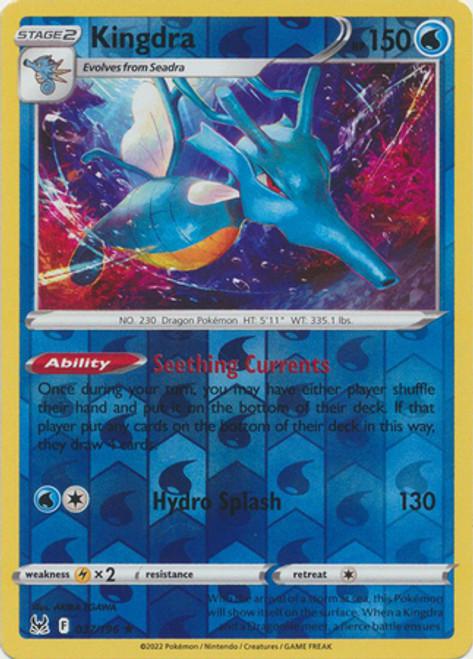 Kingdra Reverse Holo (037/196) - Lost Origin