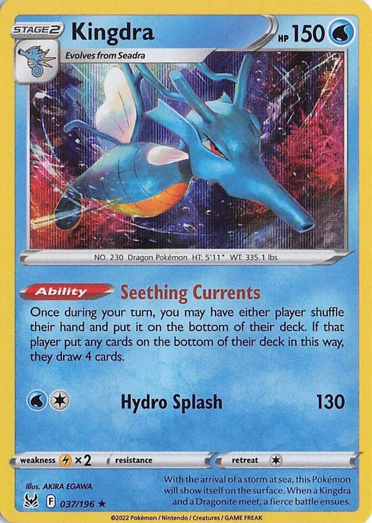 Kingdra Holo (037/196) - Lost Origin