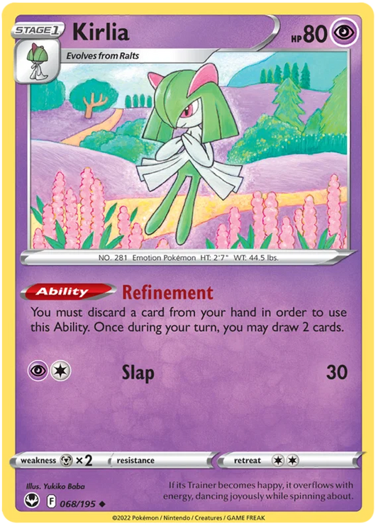 Kirlia (068/195) - Silver Tempest