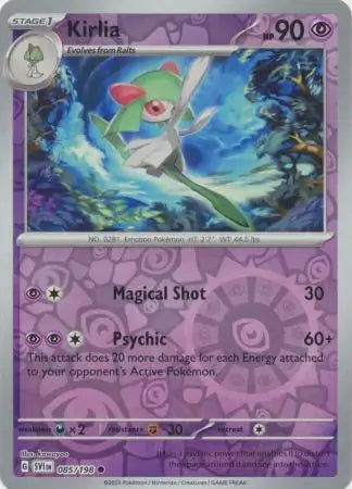 Kirlia Reverse Holo (085/198) - Scarlet & Violet