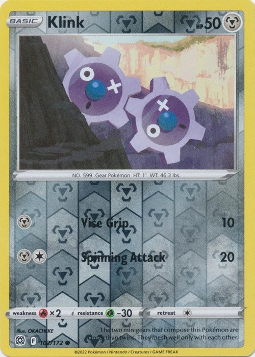 Klink Reverse Holo (102/172) - Brilliant Stars