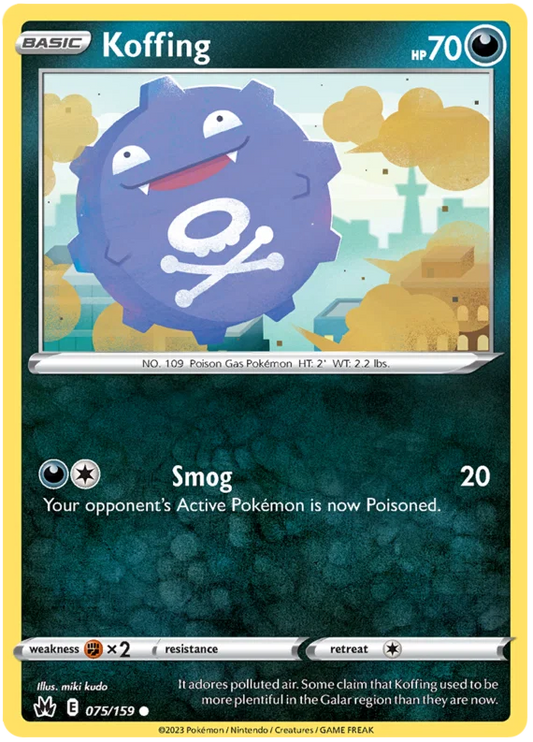Koffing (075/159) - Crown Zenith