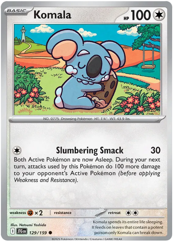 Komala [Reverse Holo] (129/159) - Journey Together