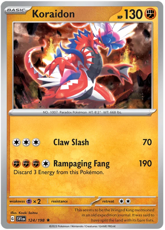 Koraidon Holo (124/198) - Scarlet & Violet