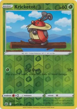 Kricketot Reverse Holo (010/159) - Crown Zenith
