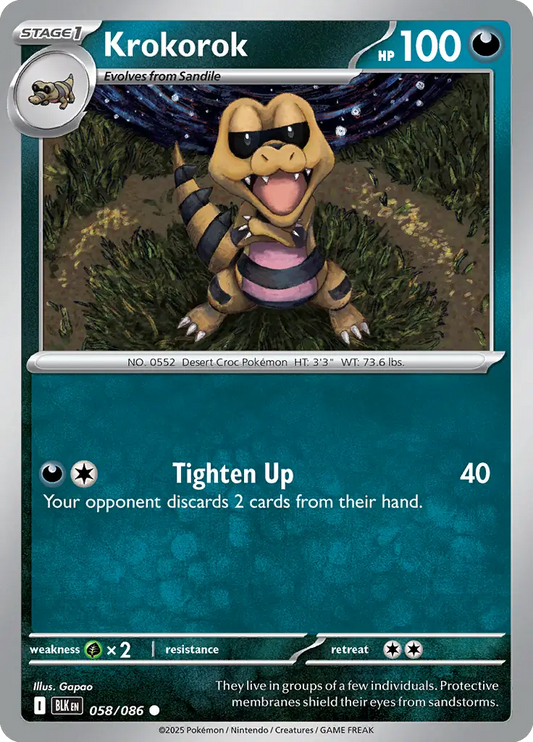 Krokorok (058/086) - Black Bolt