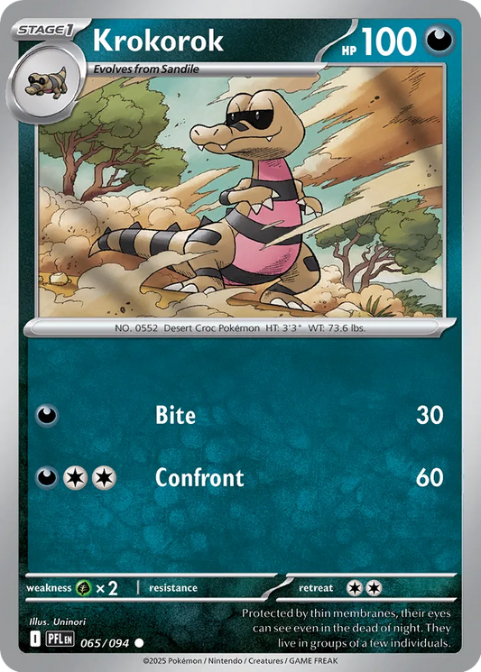 Krokorok (065/094) - Phantasmal Flames
