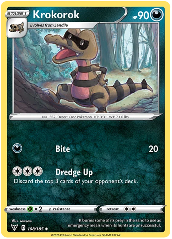 Krokorok (108/185) - Vivid Voltage
