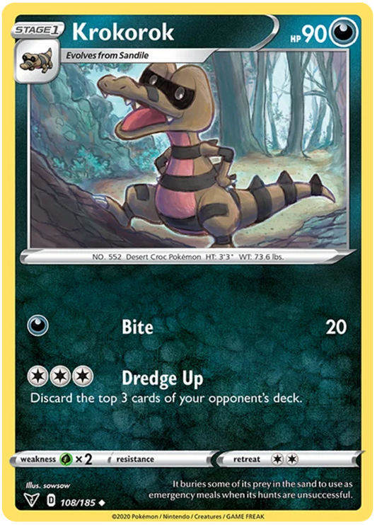 Krokorok (108/185) - Vivid Voltage