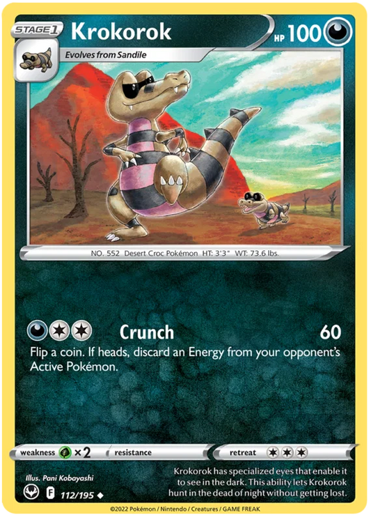 Krokorok (112/195) - Silver Tempest
