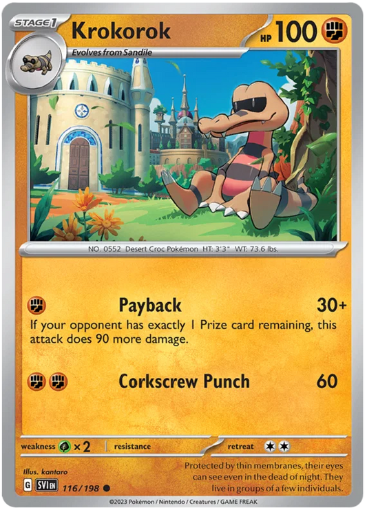 Krokorok (116/198) - Scarlet & Violet
