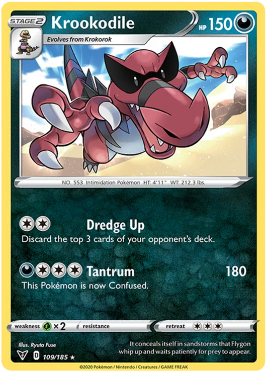 Krookodile (109/185) - Vivid Voltage