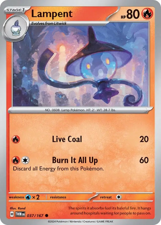 Lampent (037/167) - Twilight Masquerade