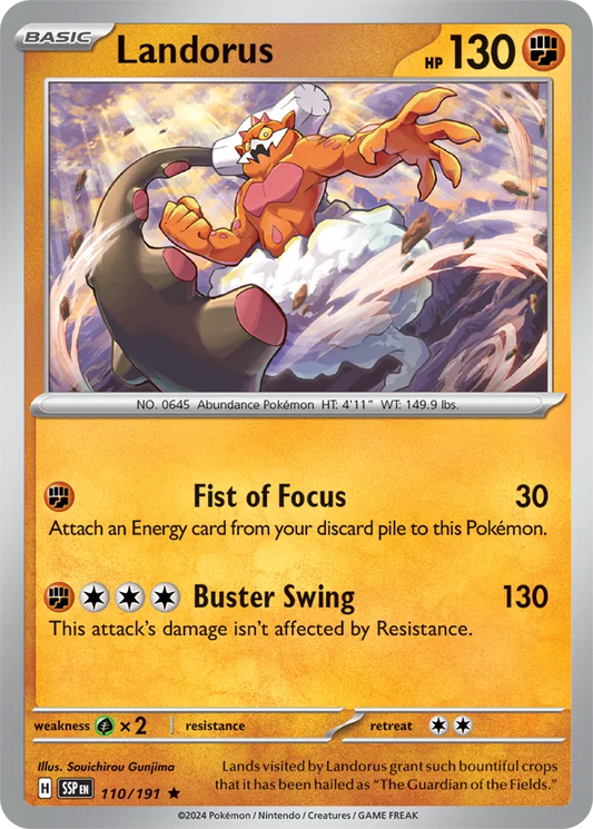 Landorus Holo (110/191) - Surging Sparks