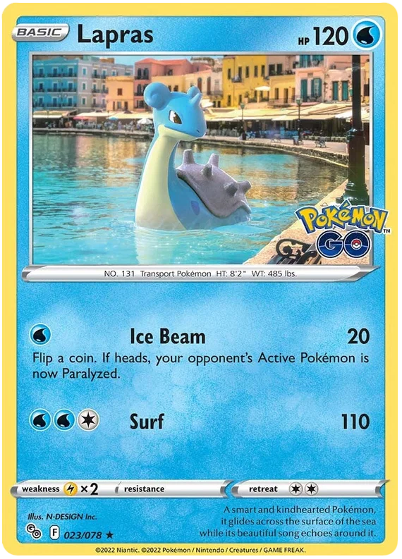 Lapras [Reverse Holo] (023/078) - Pokémon Go