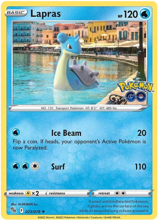 Lapras [Reverse Holo] (023/078) - Pokémon Go