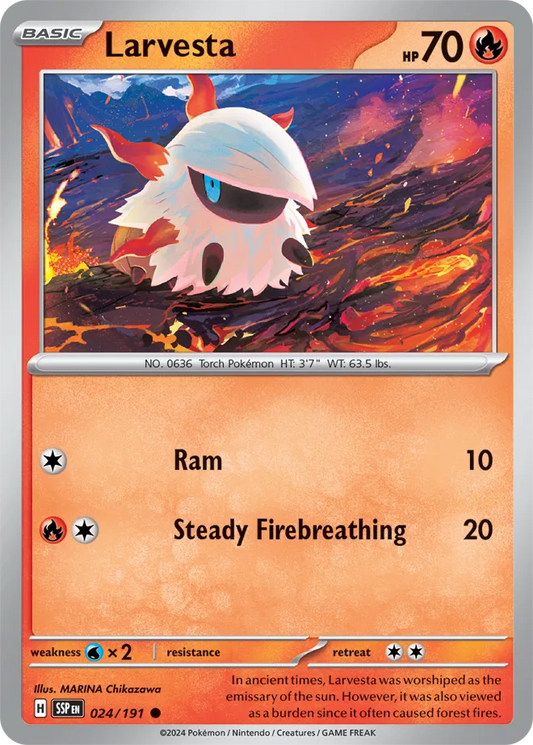 Larvesta (024/191) - Surging Sparks