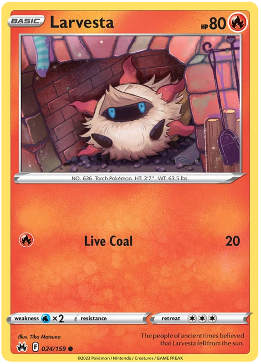Larvesta (024/159) - Crown Zenith