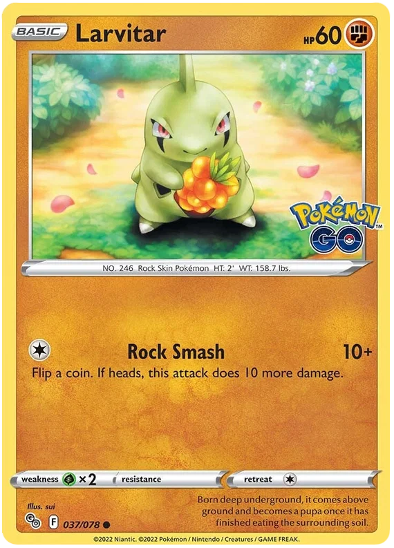 Larvitar (037/078) - Pokémon Go