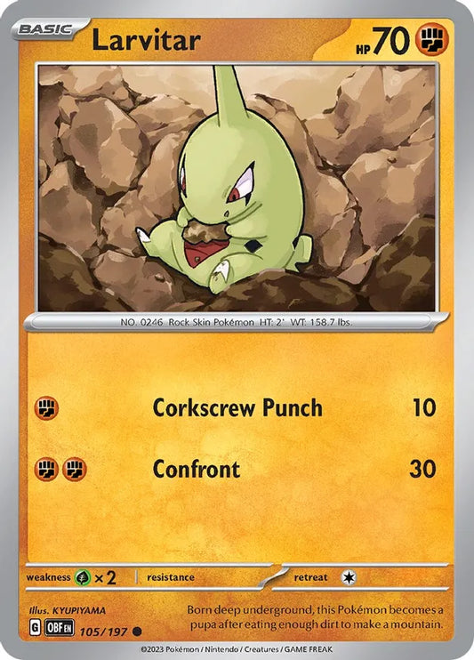 Larvitar (105/197) - Obsidian Flames