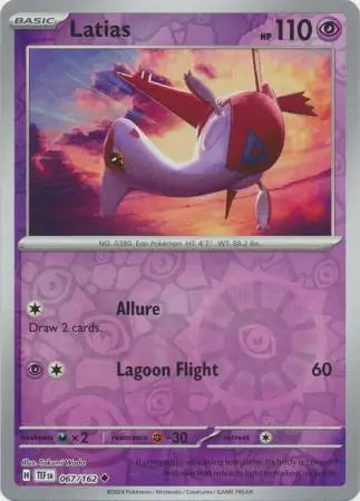 Latias Reverse Holo (067/162) - Temporal Forces