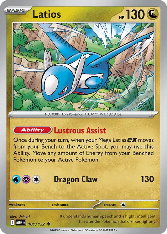 Latios [Reverse Holo] (101/132) - Mega Evolution