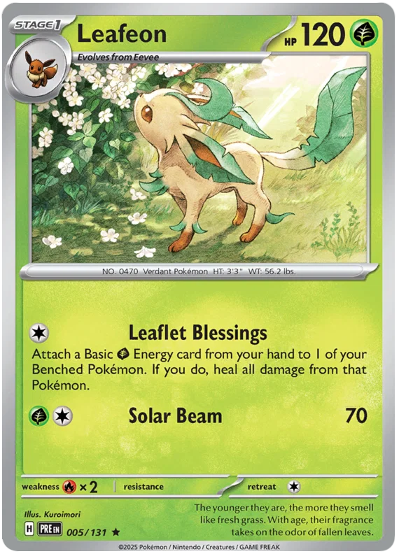 Leafeon Holo (005/131) - Prismatic Evolutions
