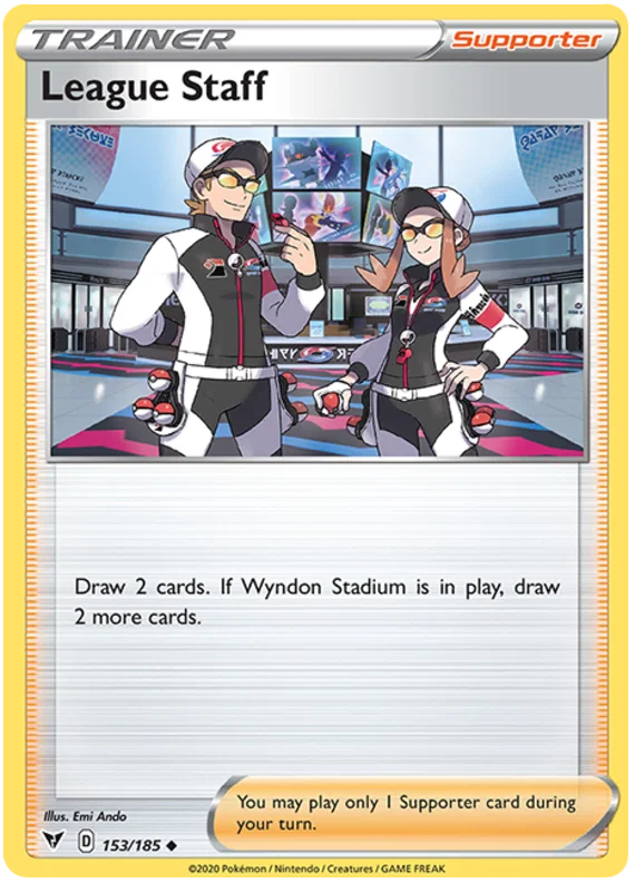 League Staff (153/185) - Vivid Voltage