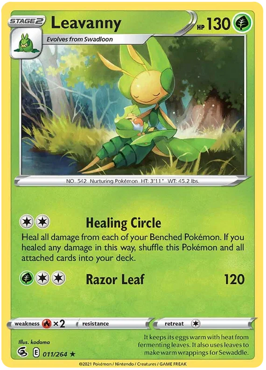 Leavanny [Reverse Holo] (011/264) - Fusion Strike