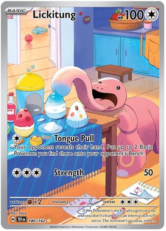 Lickitung (180/162) Illustration Rare - Temporal Forces