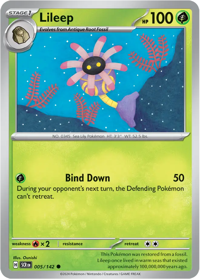 Lileep [Reverse Holo] (005/142) - Stellar Crown
