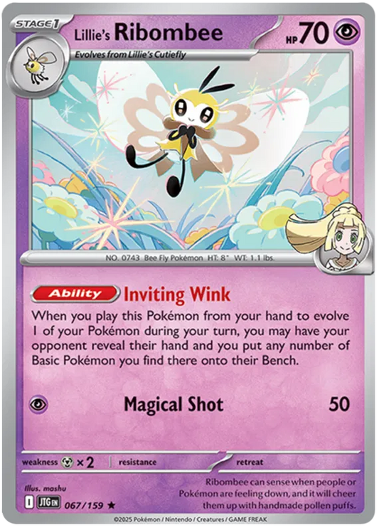 Lillie's Ribombee Holo (067/159) - Journey Together