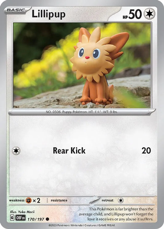 Lillipup (170/197) - Obsidian Flames