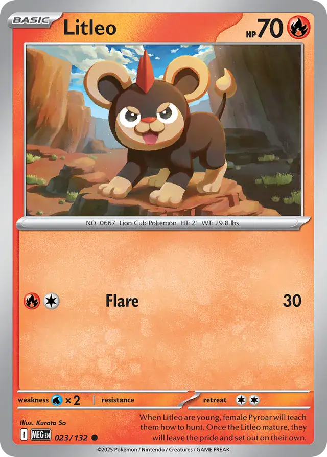 Litleo (023/132) - Mega Evolution
