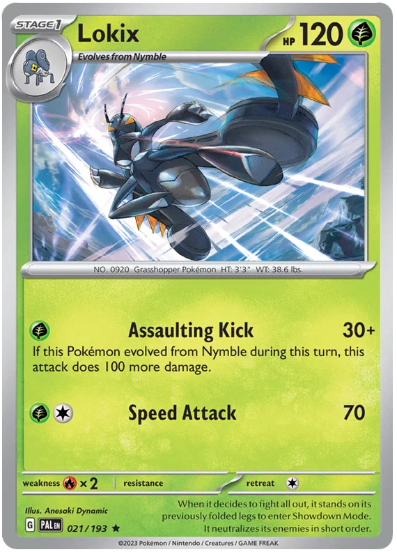 Lokix Holo (021/193) - Paldea Evolved